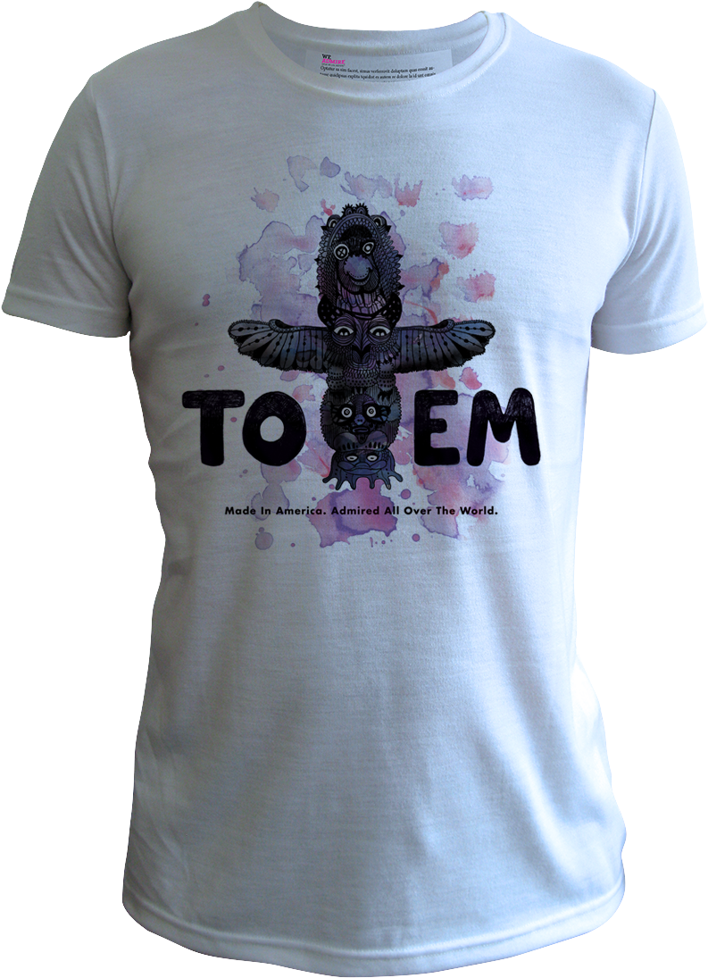 Totem Men Blue - Ayrton Senna T Shirt Clipart (800x1101), Png Download