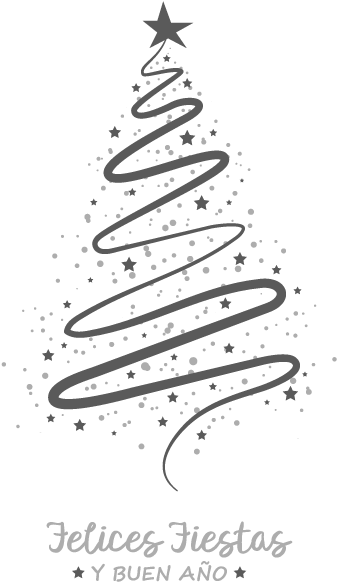 Felices Fiestas - Felices Fiestas Blanco Y Negro Clipart (600x600), Png Download