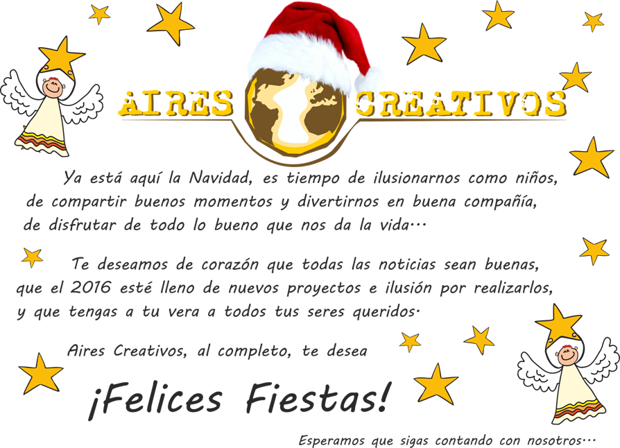 Felicitación Navidad Aires Creativos - Cintre Clipart (894x646), Png Download