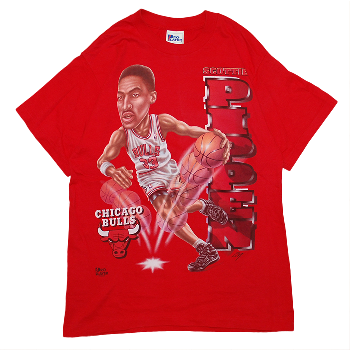 "scottie Pippen" Vintage Tee Used - Chicago Bulls Clipart (700x700), Png Download