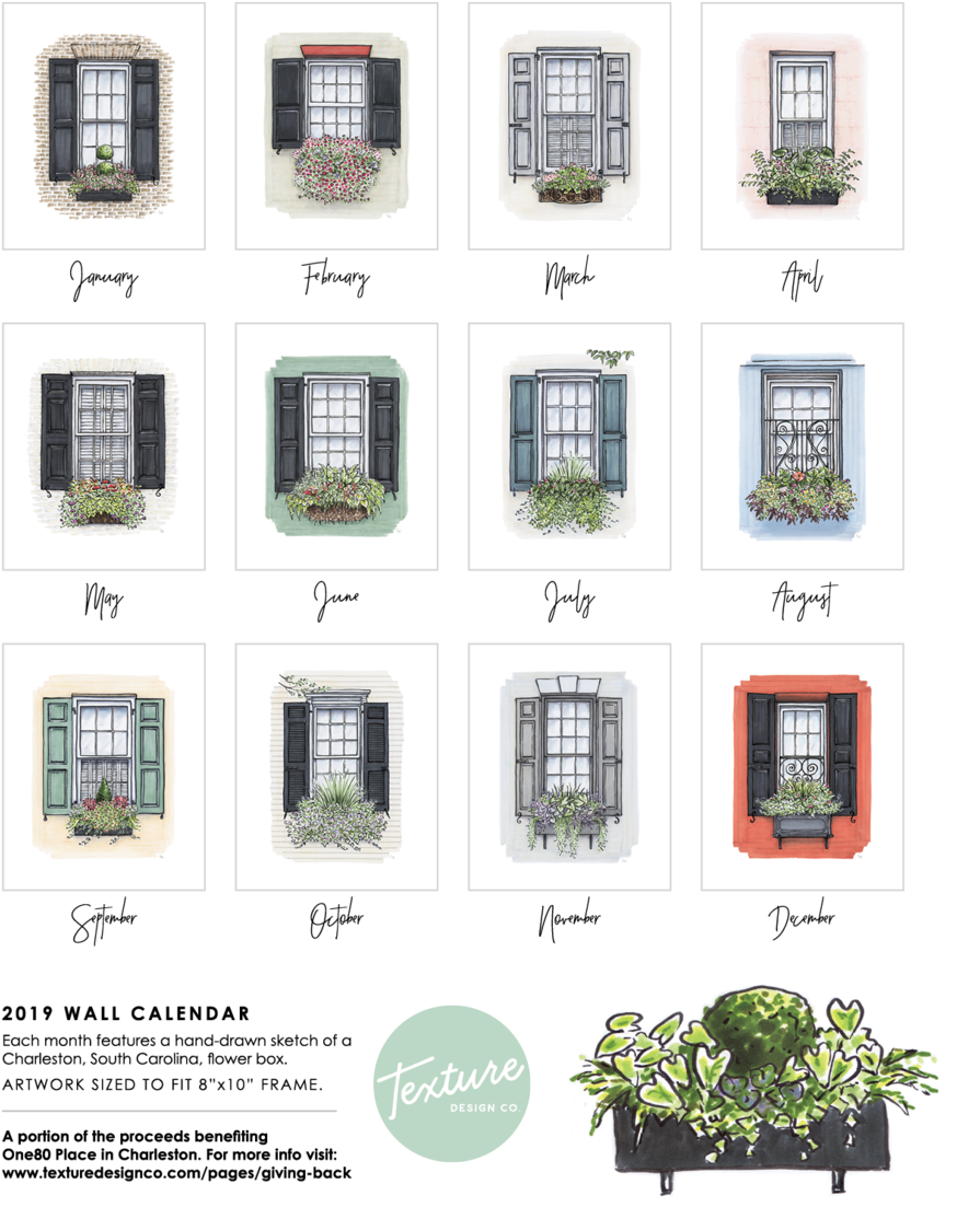 2019 Flower Box Calendar , Png Download - Gadget Clipart (895x1103), Png Download