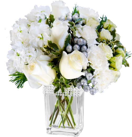 Silver Bells - Bouquet Clipart (582x633), Png Download