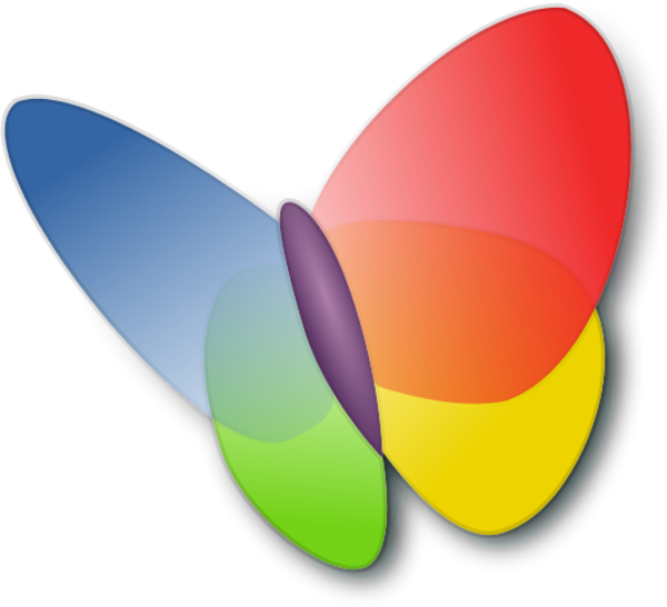 Msn Butterfly Logo - Msn Logo Clipart (600x546), Png Download