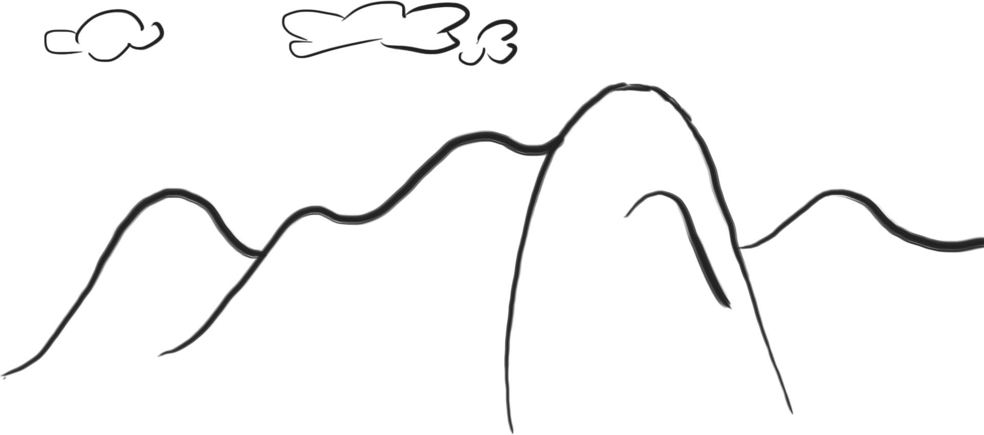 Animation , Png Download - Line Art Clipart (1921x849), Png Download