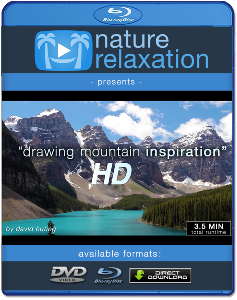 "drawing Mountain Inspiration" Uplifting Short Nature - Moraine Lake Clipart (600x600), Png Download