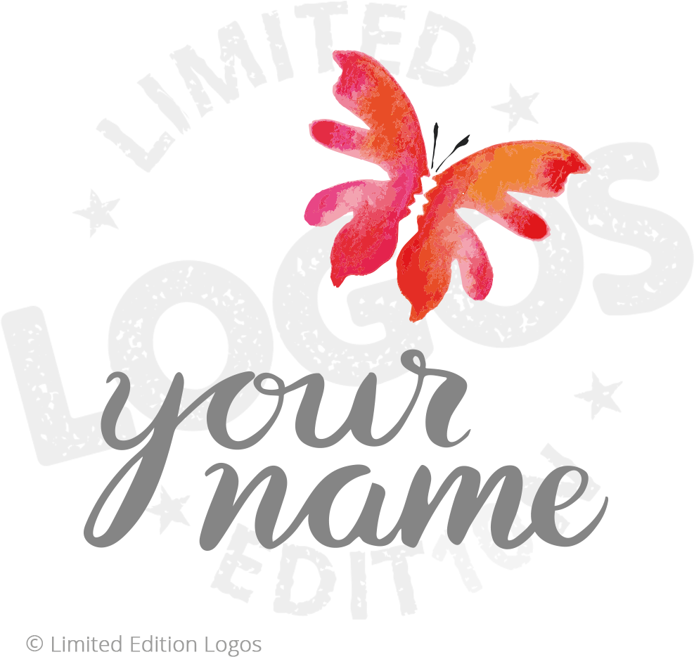 Butterfly Logo - Illustration Clipart (1000x1000), Png Download