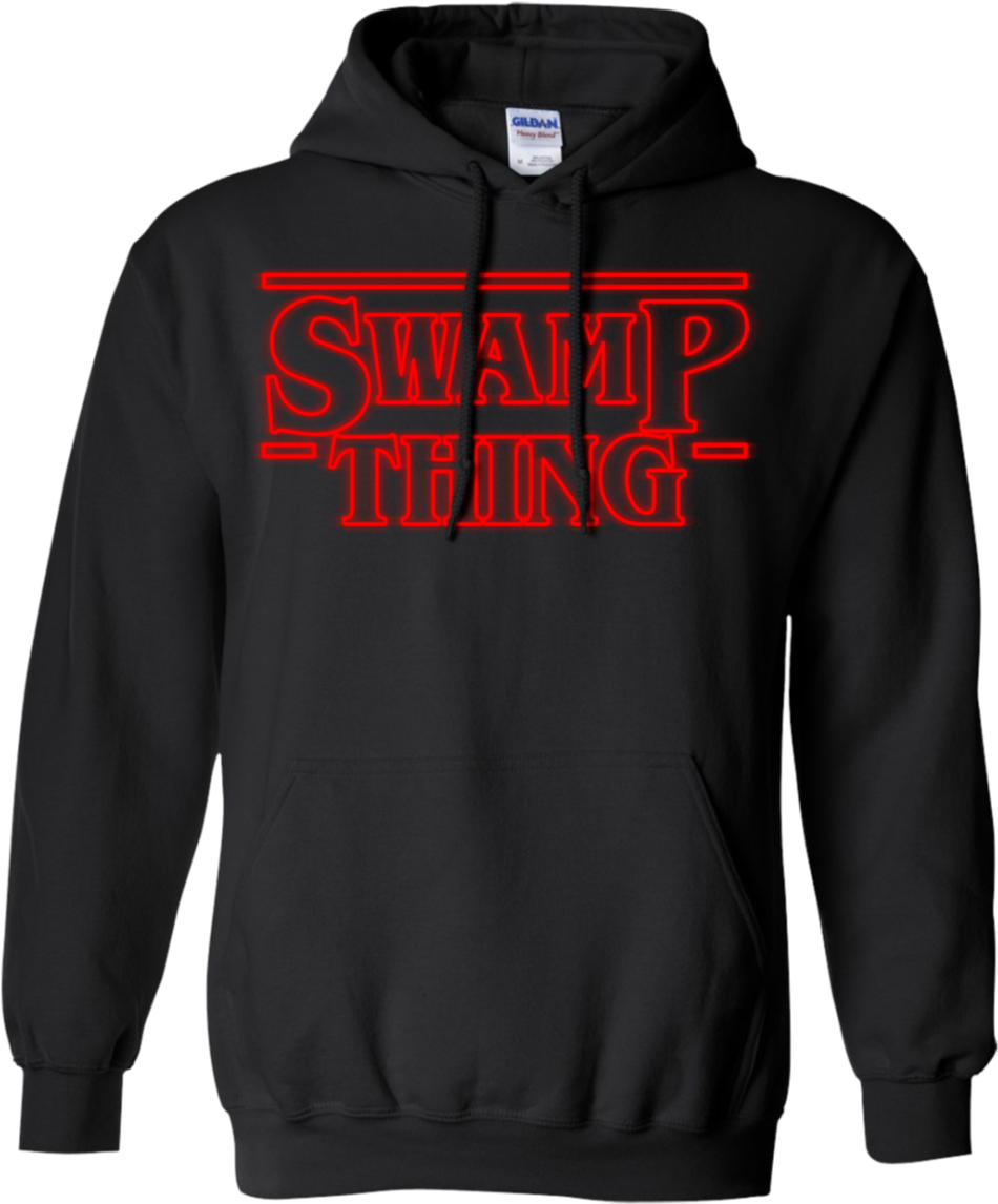 Stranger Things Swamp Thing Thingsauto Hoodie - Sweatshirt Clipart (950x1146), Png Download