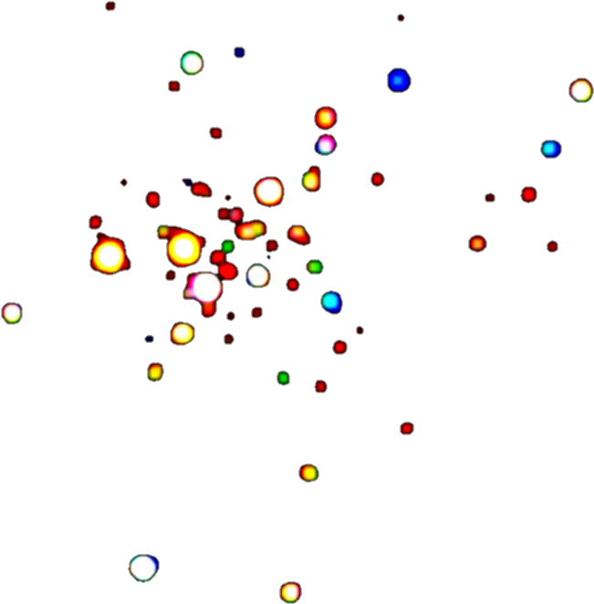 #shine #sparkle #sparkles #glitter #bright #colors - Circle Clipart (800x806), Png Download