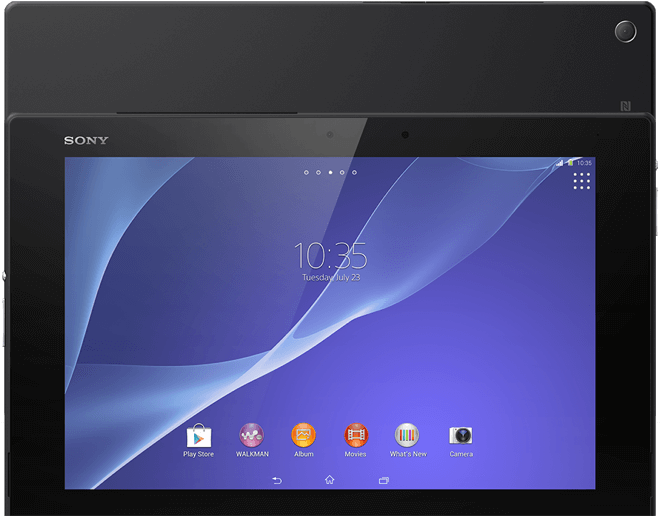 Xperia™ Z2 Tablet - Sony Xperia Tablet Z2 Clipart (800x589), Png Download