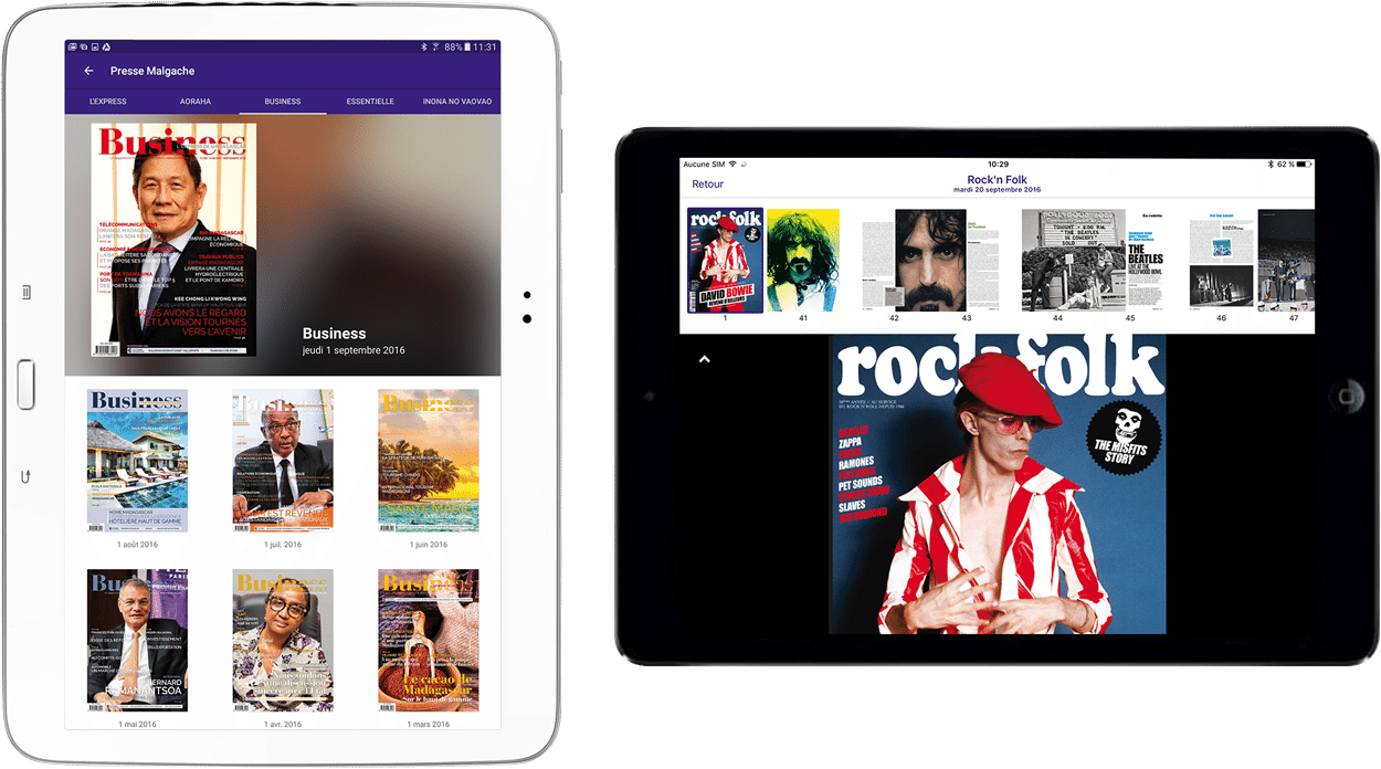2 Tablet Androidipad - Online Advertising Clipart (1320x750), Png Download