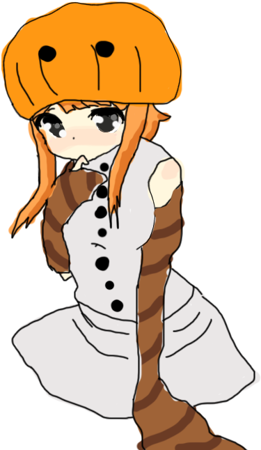 Snow Girl Png Image Ppt Backgrounds - Minecraft Clipart (500x676), Png Download