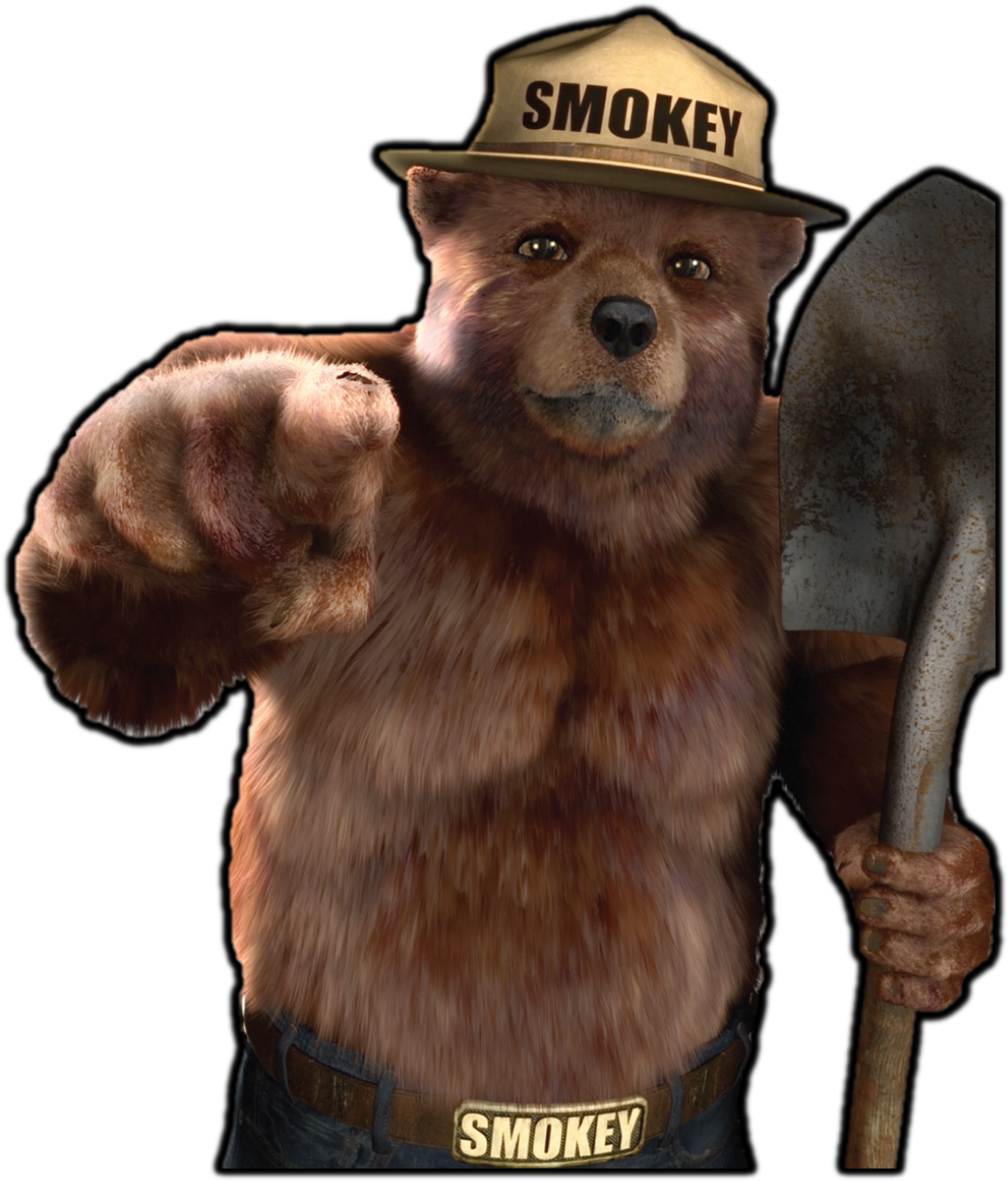 Smokey The Bear Png - Only You Can Prevent Wildfire Clipart (1762x1836), Png Download