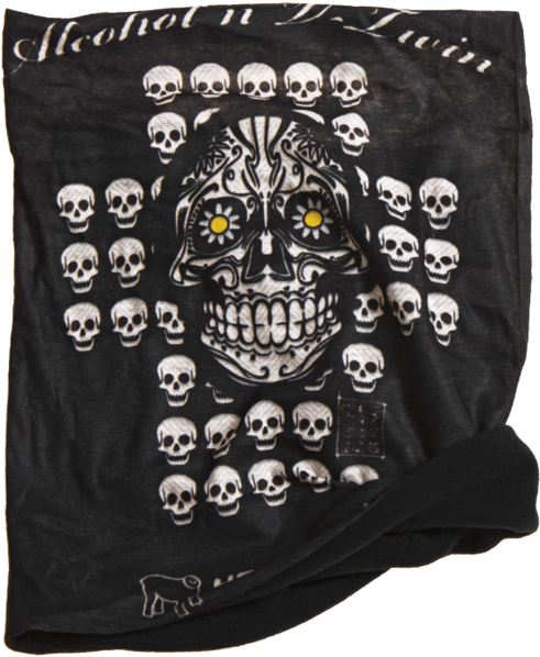 Holy Freedom Skull Custom Motorcycle Bandana Tube With - Skull Clipart (600x600), Png Download