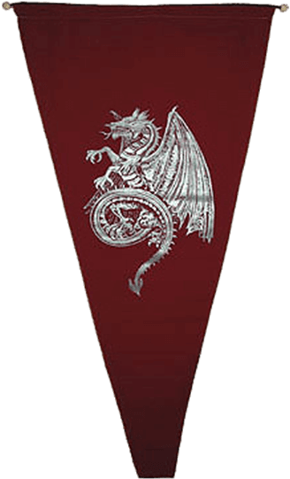 Price Match Policy - Medieval Banner With Dragon Clipart (555x555), Png Download