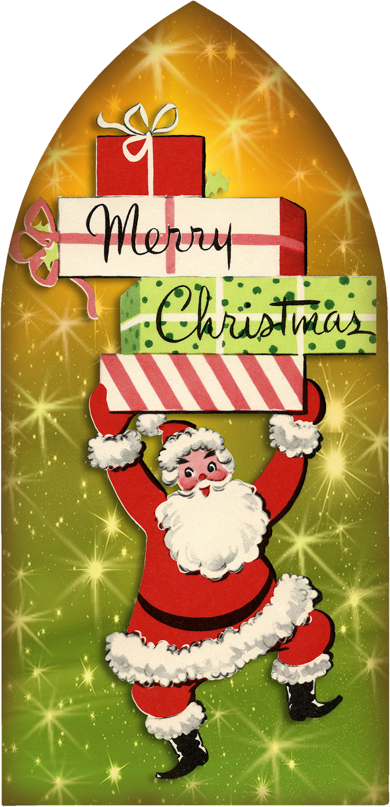 Just Playing With Some Fun Retro Christmas Images - Christmas Ornament Clipart (773x1600), Png Download