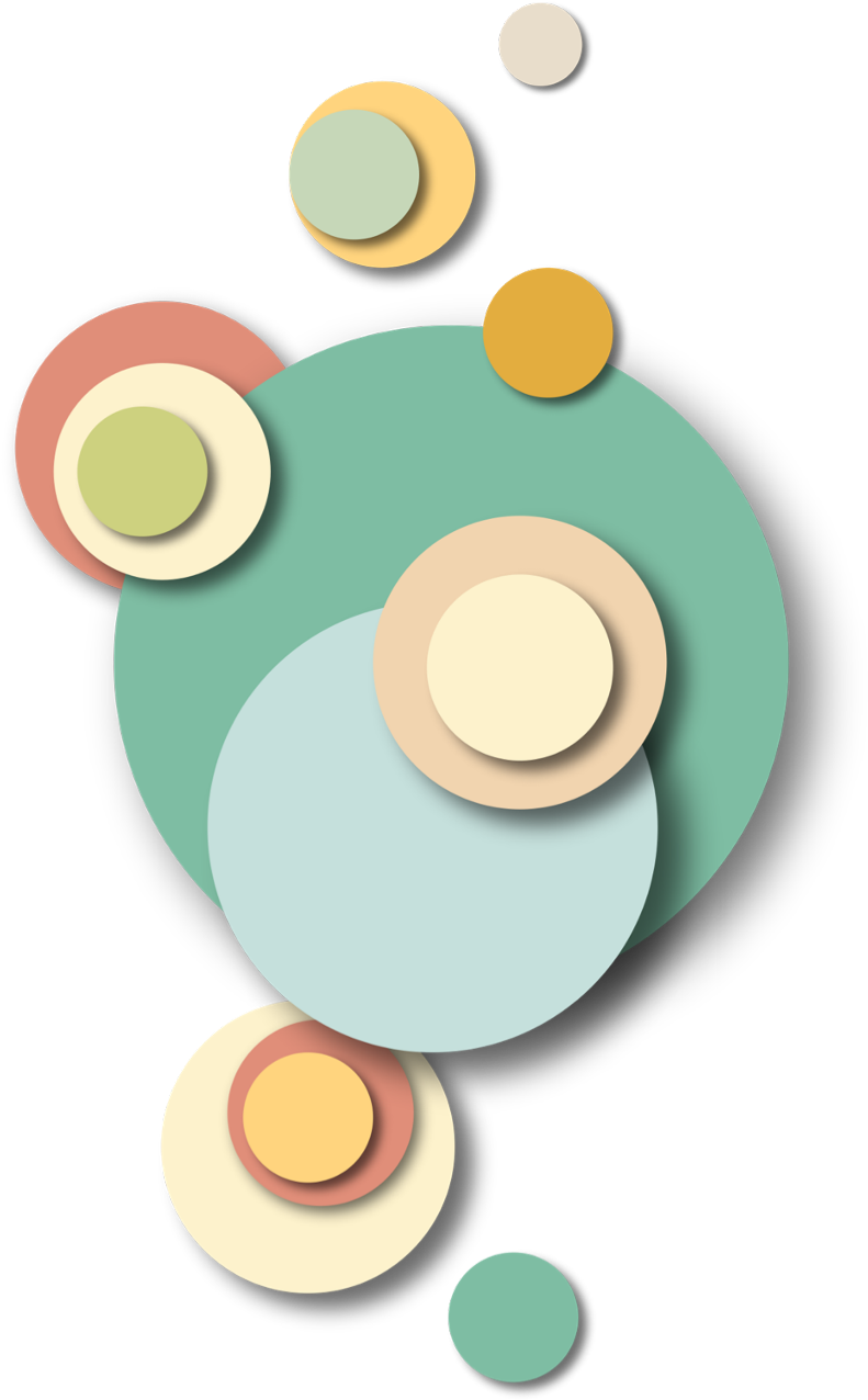 #circles #shapes #geometric #bubbles #retro #easter - Circle Clipart (1024x1604), Png Download