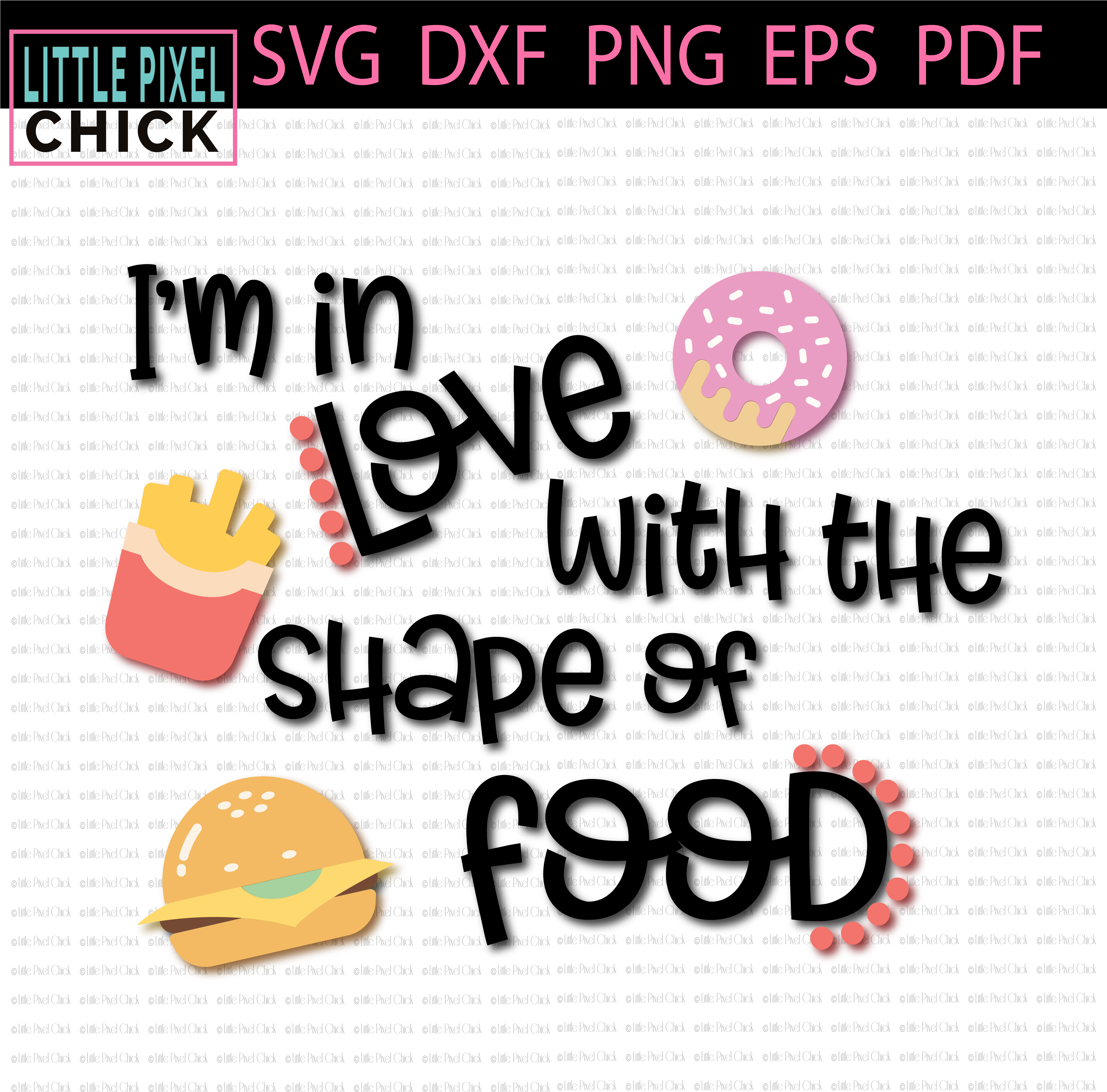 Food And Drink Svgs And Cut Files Perfect For Silhouette, - Fast Food Clipart (5834x5834), Png Download