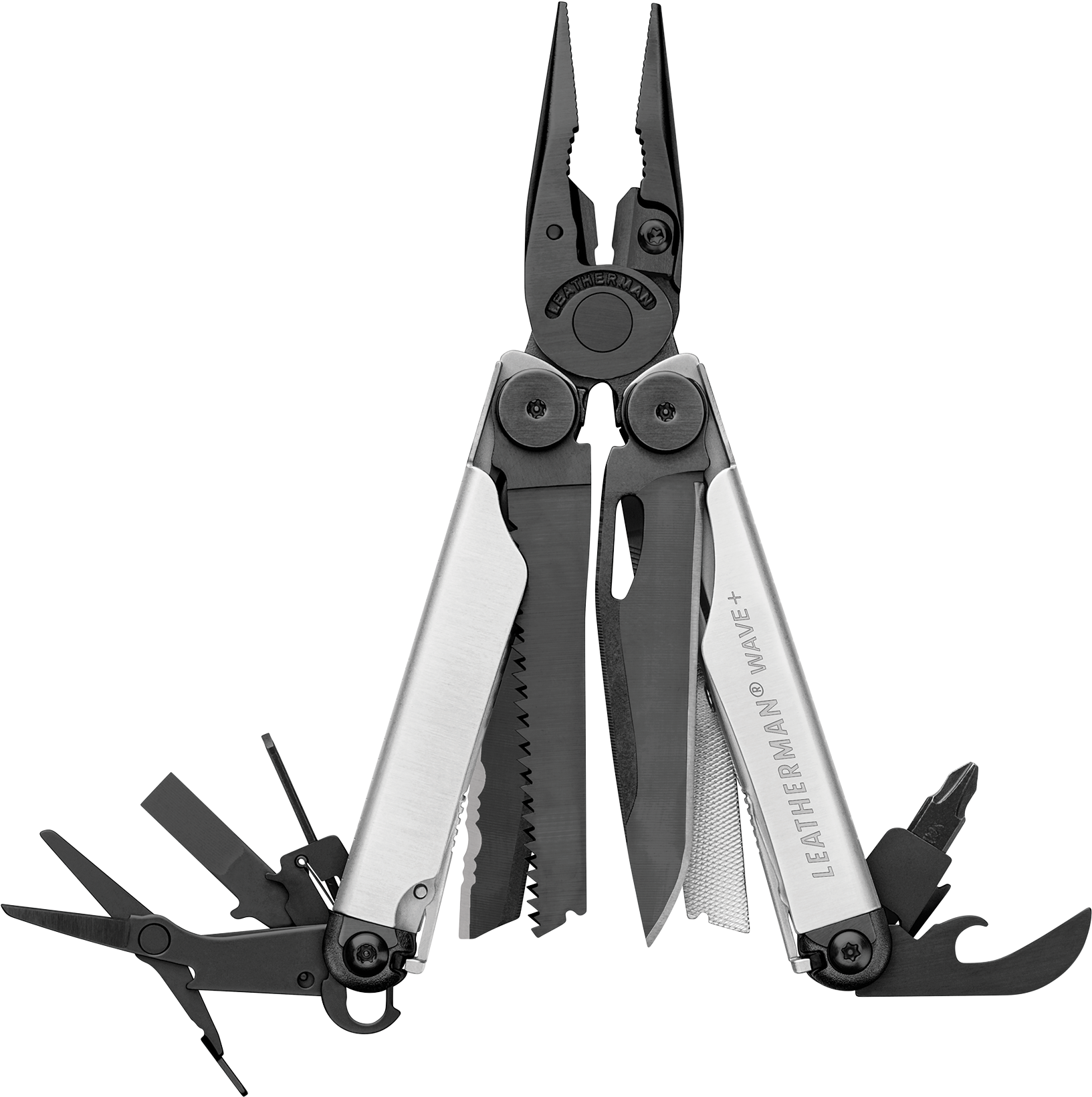 Image Download Black Silver Wave In Multi Tool Leatherman - Leatherman Black And Silver Clipart (2000x2000), Png Download
