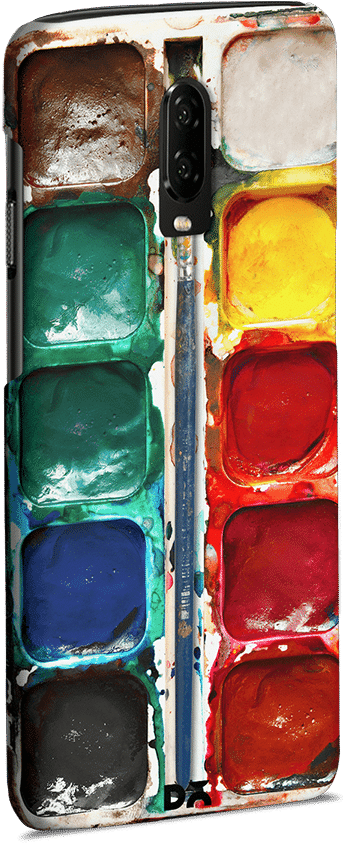 Dailyobjects Water Color Palette Case Cover For Oneplus - Mobile Phone Clipart (900x900), Png Download