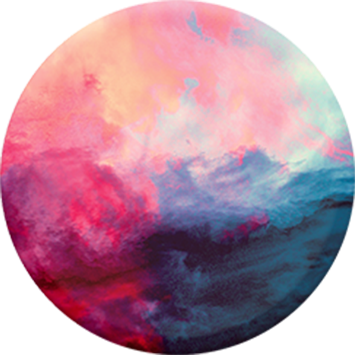 Collapsible Grip & Stand For Phones And Tablets - Colorful Popsocket Clipart (1200x1231), Png Download