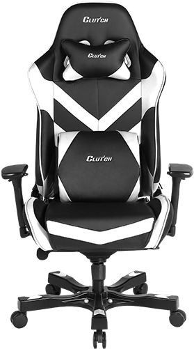 Throttle Series Charlie Black/white Premium Gaming - Pewdiepie Chair Clipart (600x600), Png Download
