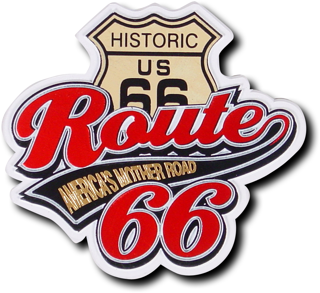 We Offer A Full Line Of Route 66 Items - Your Kicks On Route 66 Clipart (1086x993), Png Download