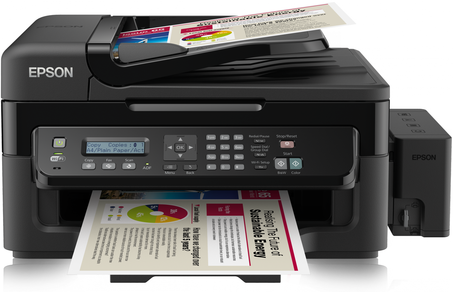 View Larger Image - Epson Legal Size Scanner Printer Clipart (1500x970), Png Download