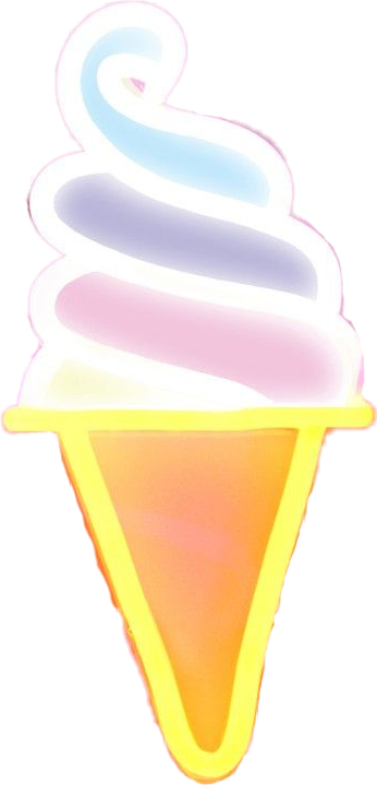 Helado Sticker - Ice Cream Cone Clipart (346x719), Png Download