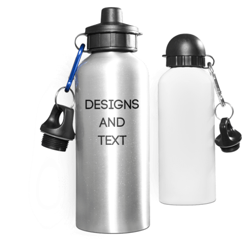 Personalised Bottles Spreadshirt Design - Personalised Metal Water Bottles Uk Clipart (650x484), Png Download