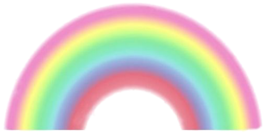 #mq #pastelcolor #rainbows #rainbow #pastel - Circle Clipart (1024x1024), Png Download