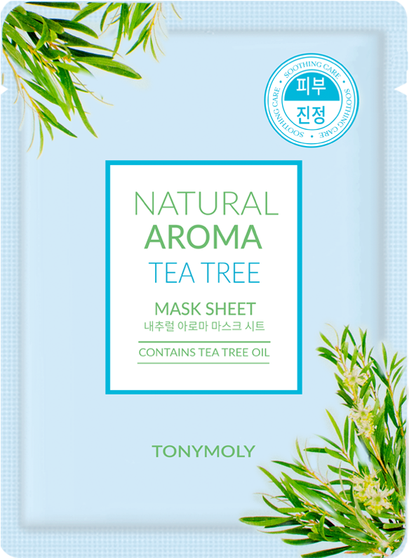 Tony Moly Natural Aroma- Tea Tree - Mask Clipart (700x933), Png Download