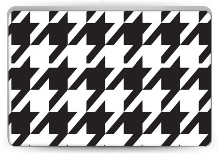 Houndstooth Skin Laptop - 千鳥 格 Clipart (800x533), Png Download
