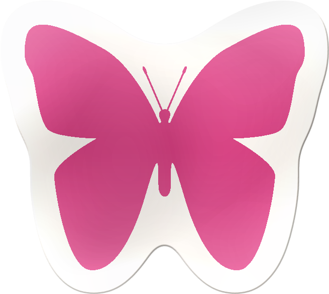 Photo Sticker2 - Butterfly Clipart (802x731), Png Download