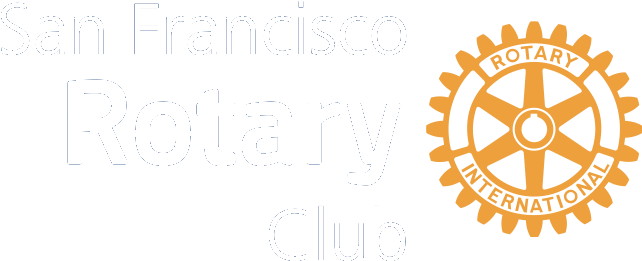 White With Gold - Rotary International Clipart (1419x562), Png Download