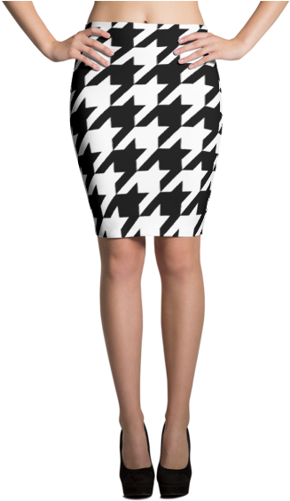 Houndstooth Pencil Skirt - Pansexual Pride Flag Clipart (600x600), Png Download
