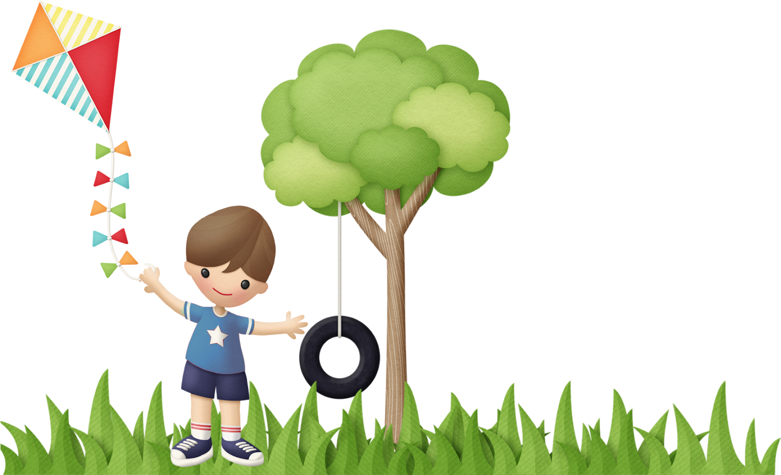 Quinta-feira, 16 De Agosto De - Menino Com Pipa Png Clipart (1600x1066), Png Download