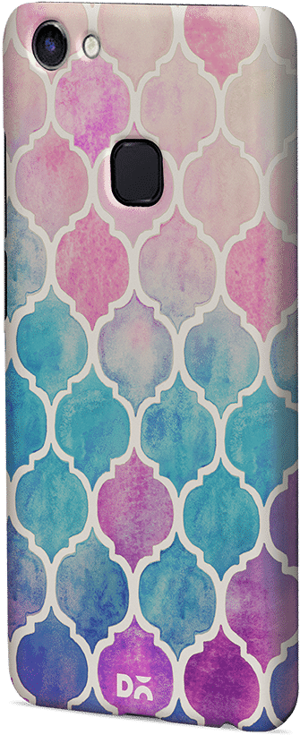 Dailyobjects Rainbow Pastel Watercolor Moroccan Case - Mobile Phone Clipart (900x900), Png Download