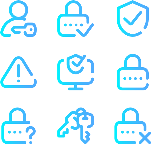 Internet Security - Icon Gradient Png Clipart (600x564), Png Download