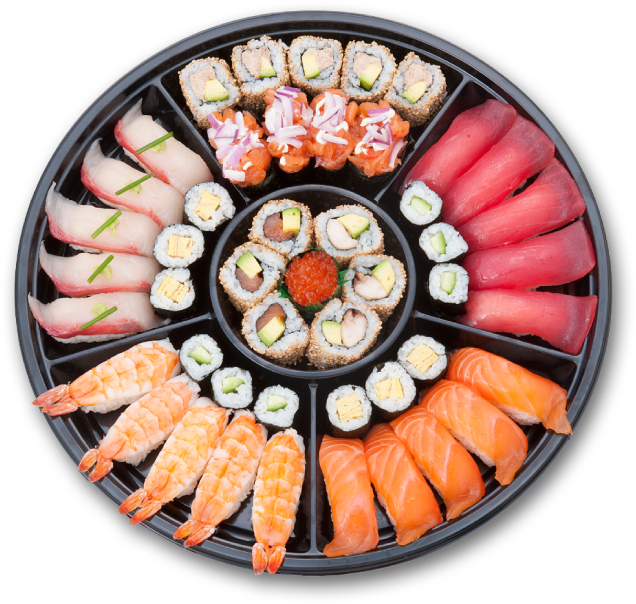Sashimi , Png Download - Sushi Clipart (636x604), Png Download