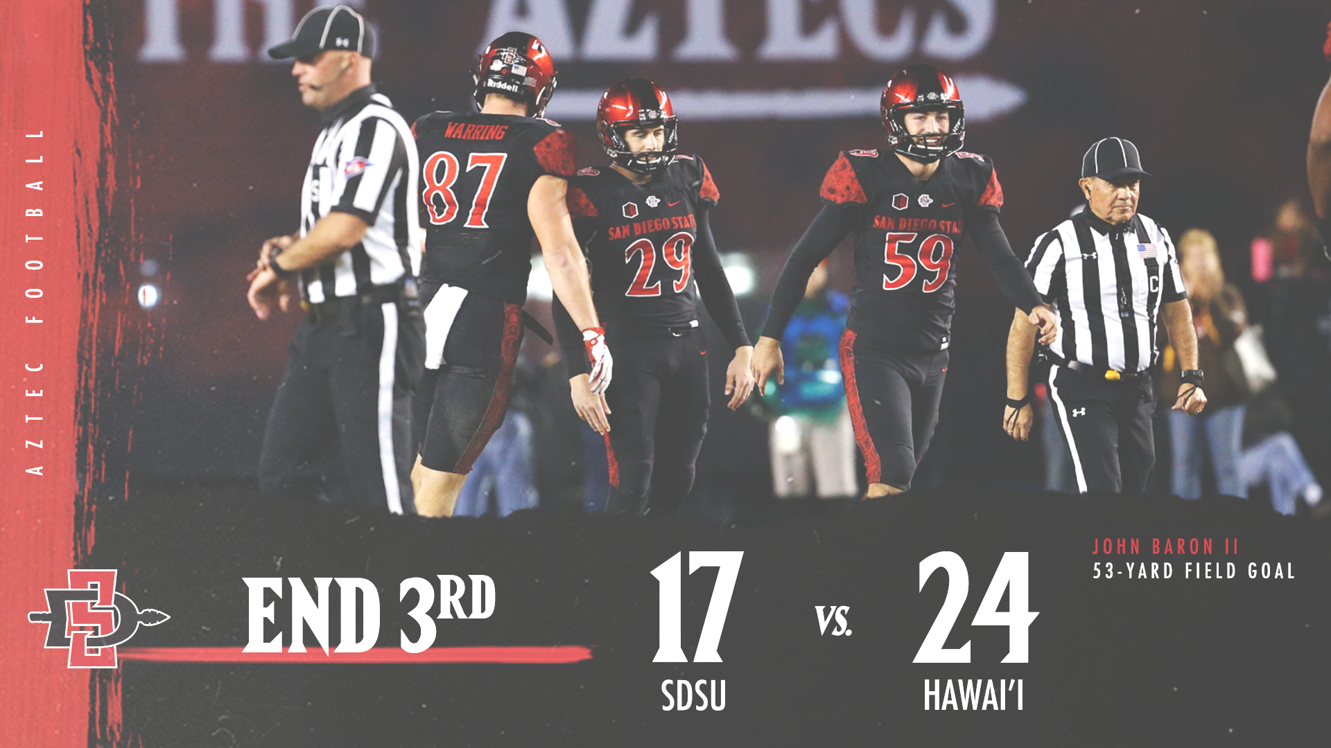 Sdsu Footballverified Account - Player Clipart (1920x1080), Png Download