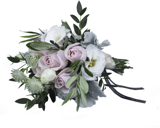 Corsage - Garden Roses Clipart (960x540), Png Download
