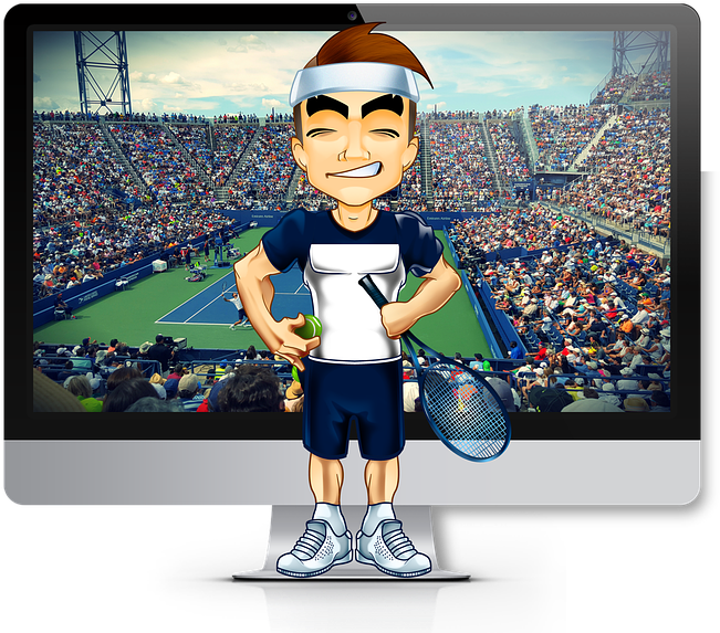 Tennis Sport Tennis Ball Tennis Court Tennis Player テニス 試合 フリー 素材 Clipart Large Size Png Image Pikpng