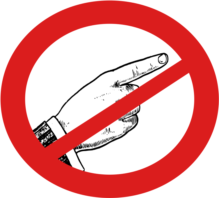 Do Not Touch Clipart (753x679), Png Download