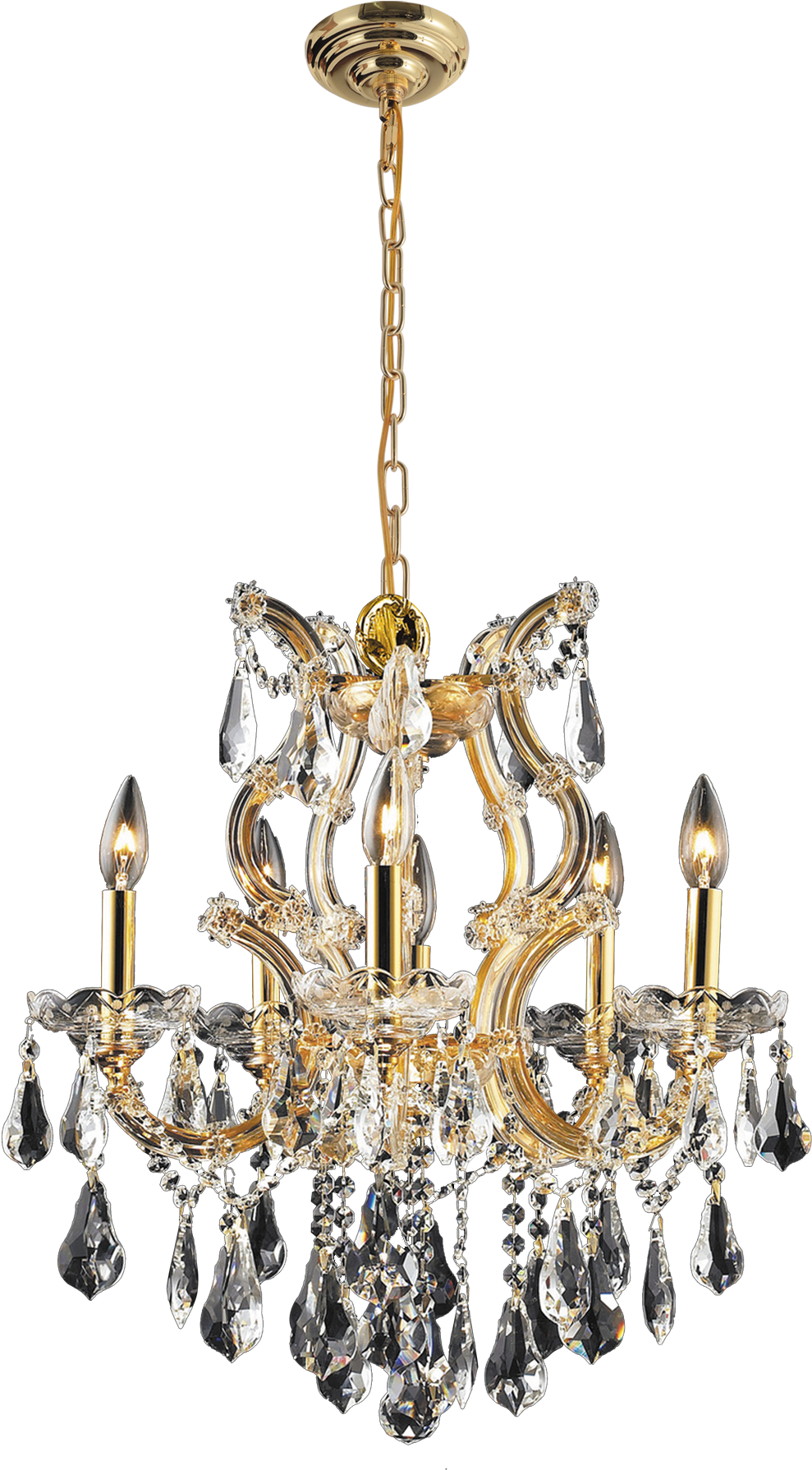 B&s Lighting Inc Versailles Crystal Chandelier 21"x - Chandelier Clipart (1131x1862), Png Download