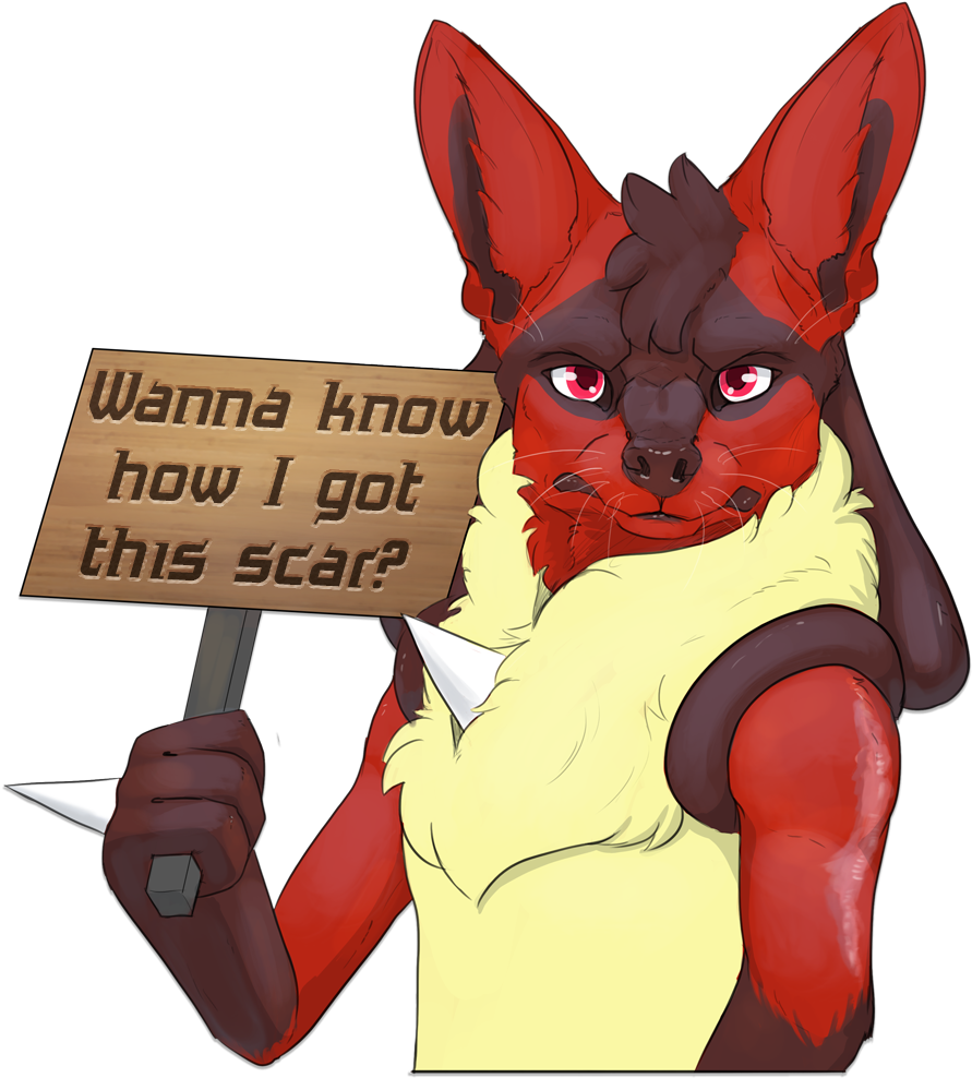 Aura's Sign, By Blindcoyote - Cartoon Clipart (1000x1000), Png Download