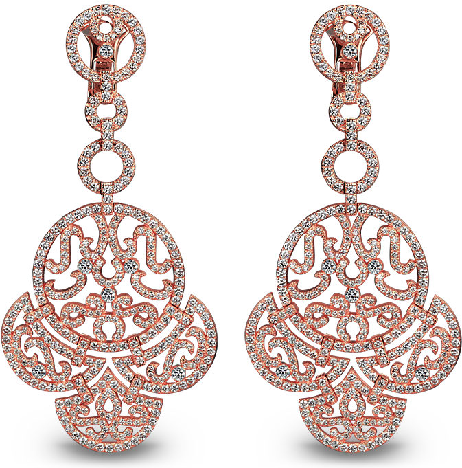 Chandelier Earrings - Jacob And Co Chandelier Earrings Clipart (700x700), Png Download