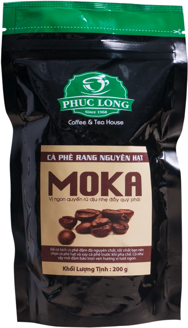Moka Coffee Bean - Phuc Long Clipart (1200x1200), Png Download