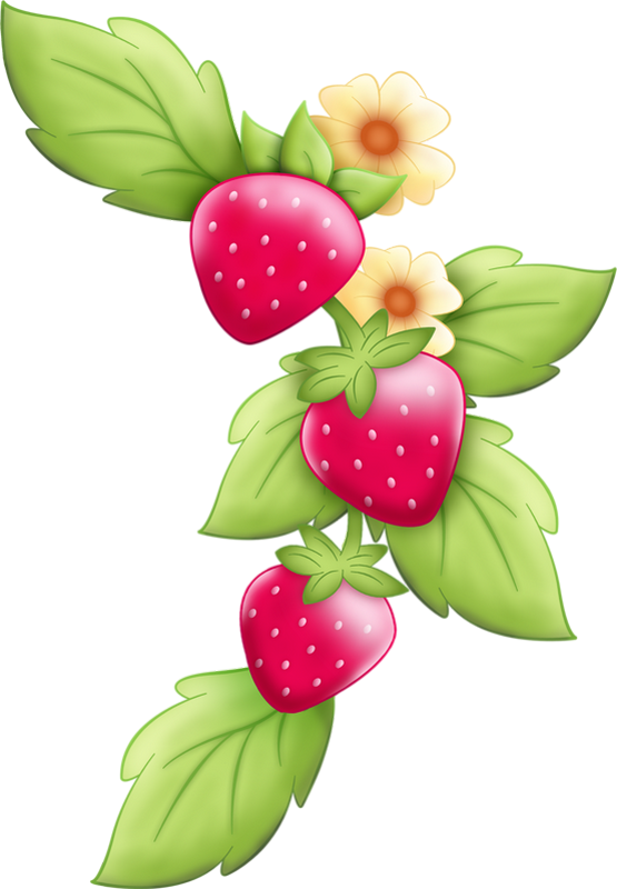 Fresas Png - - Frutti Di Bosco Clipart (555x800), Png Download