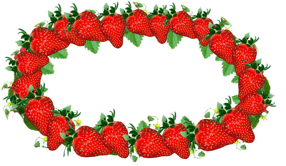 Etiqueta, Fresa, Conserva, Mermelada, Frontera - Strawberry Jam Label Clipart (960x577), Png Download