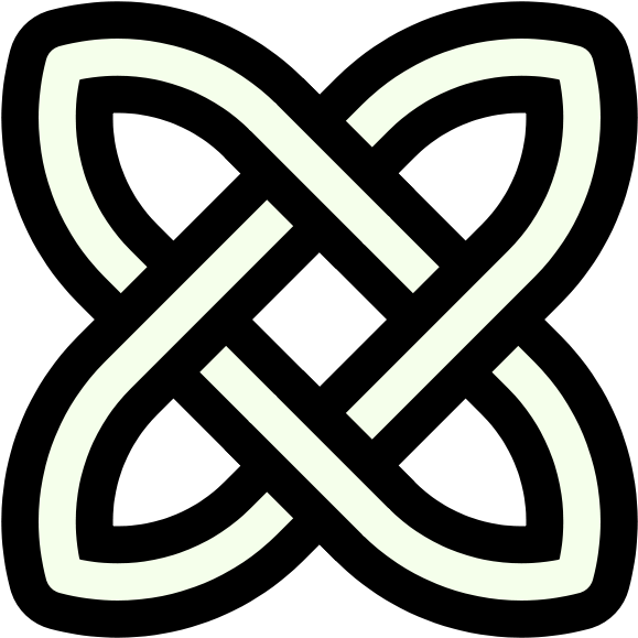 Solomons Knot Ornamental - Celtic Symbol For Love Clipart (600x600), Png Download